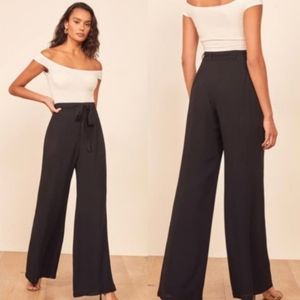 Reformation Starry Pants in Black 6